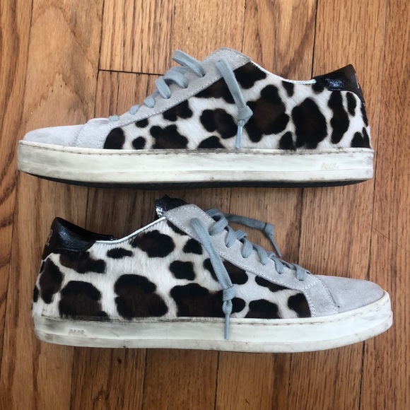 P448 John Leopard Low-Top Sneakers 37 - Picture 3 of 11